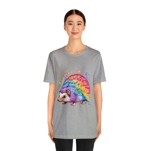 Rainbow Hedgehog - Short Sleeve Tee